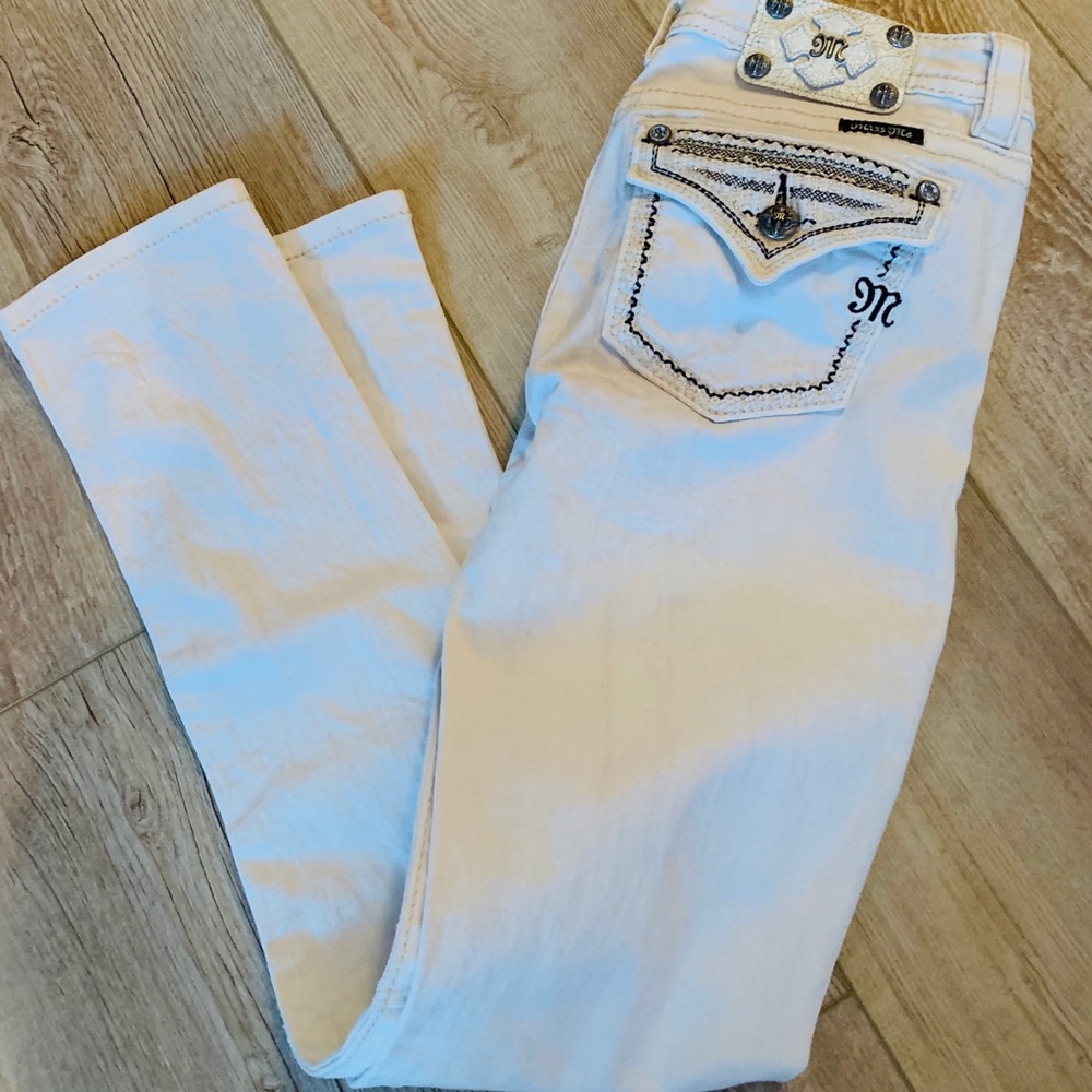 White Miss Me Jeans